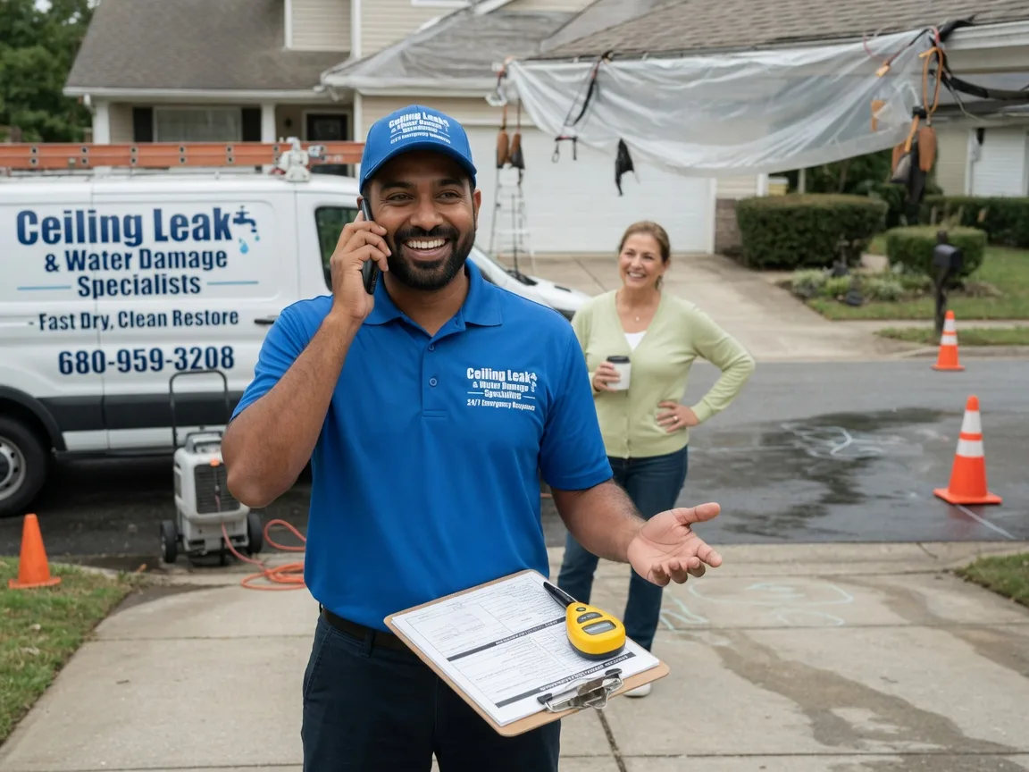 Ceiling Leak Cleanup Dixon, NM FAQs
